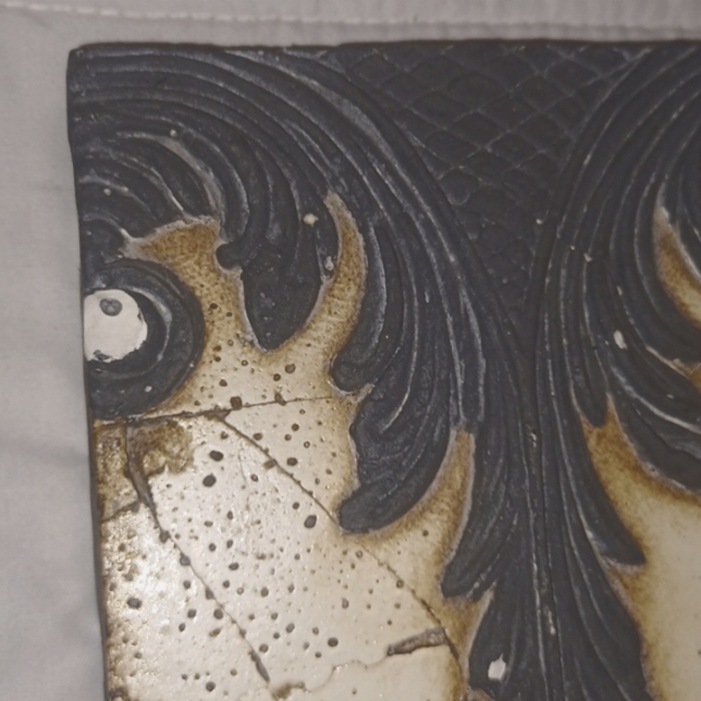Sid Dickens Ceramic Art Tile - Black and Cream - Picture 3 of 8